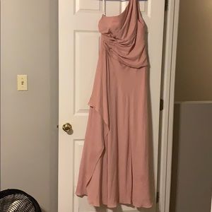 David’s Bridal Blush Pink Dress